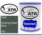 Preview: Opel, Hunting Green Mica, 763: 1L Lackdose, von ATW Autoteile West.